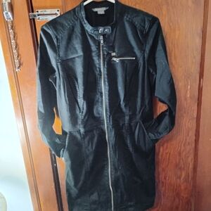 Armani Exchange Black Jacket Dress